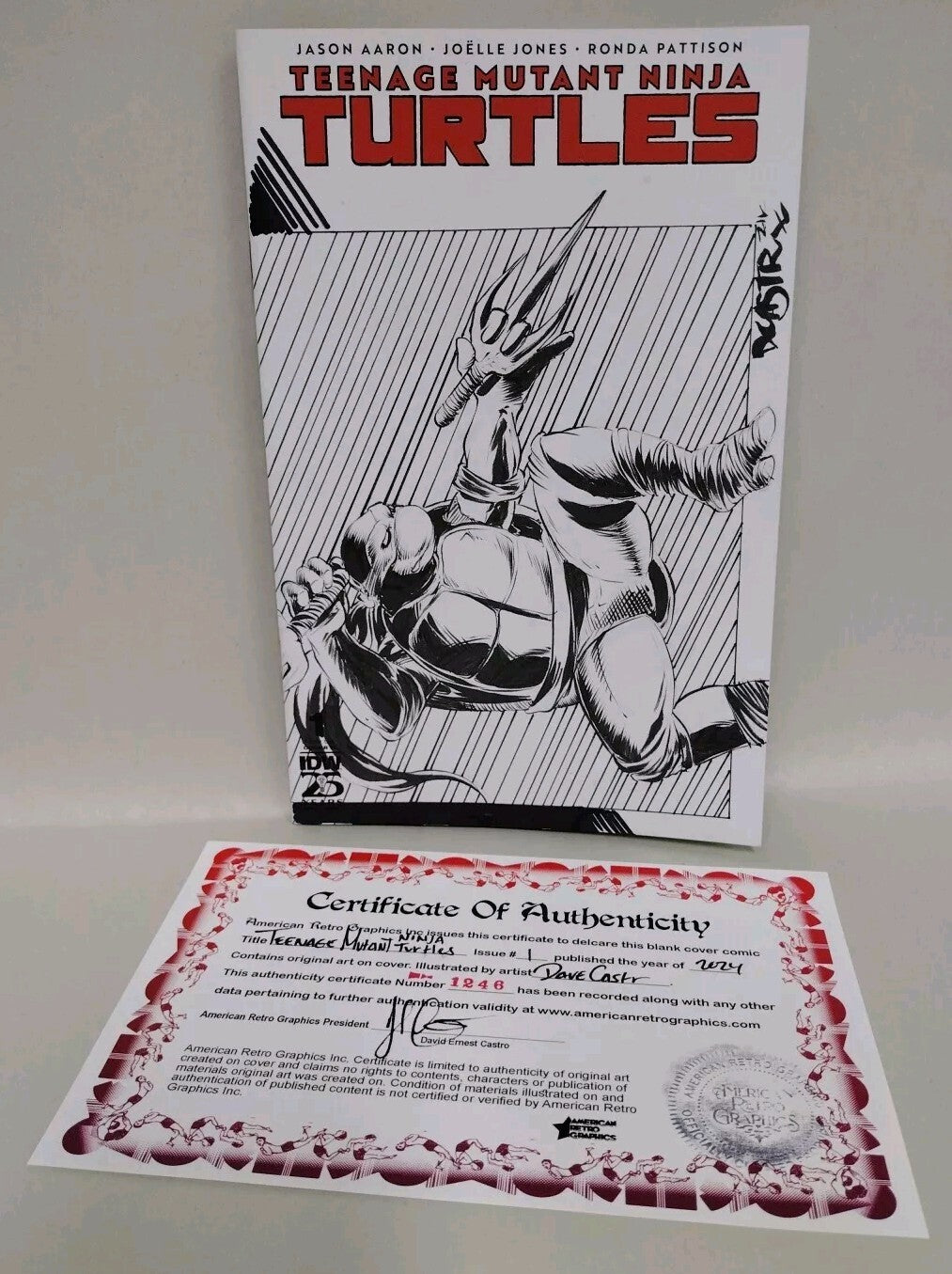 Teenage Mutant Ninja Turtles #1 (2024) IDW Sketch Cover Variant W