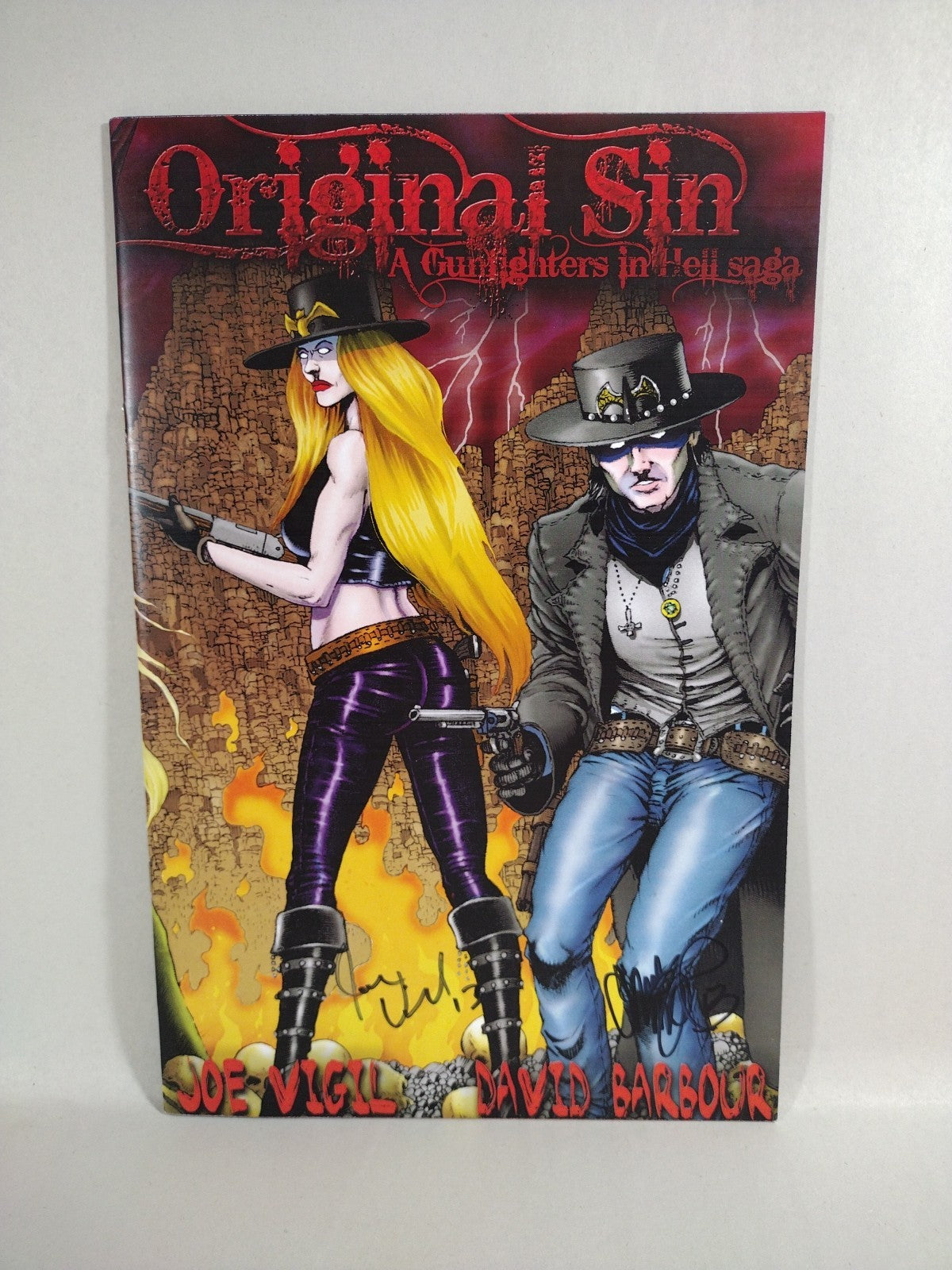 Original Sin (2012) Complete Wild Angels Comic Set #1 2 3 Signed Joe Tim Vigil