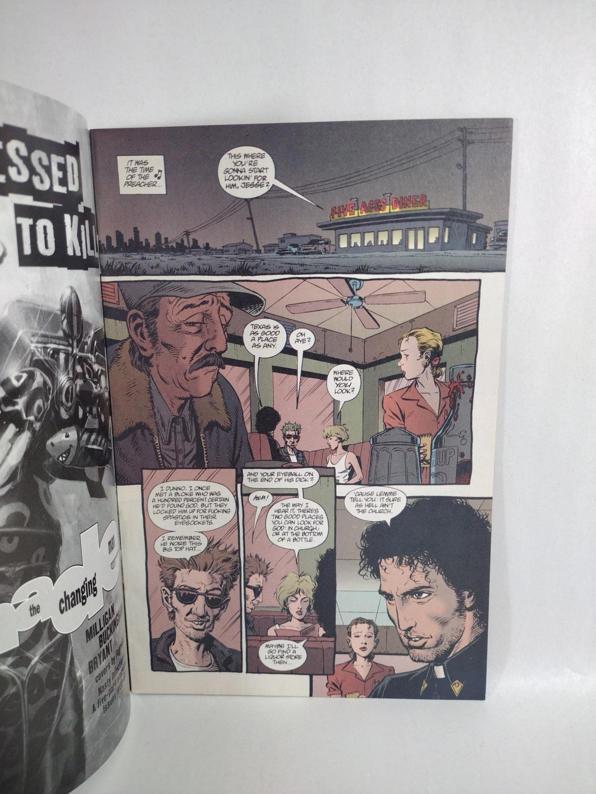 Preacher #1 (1995) DC Vertigo Comic 1st Print 1st  Jesse Custer VF