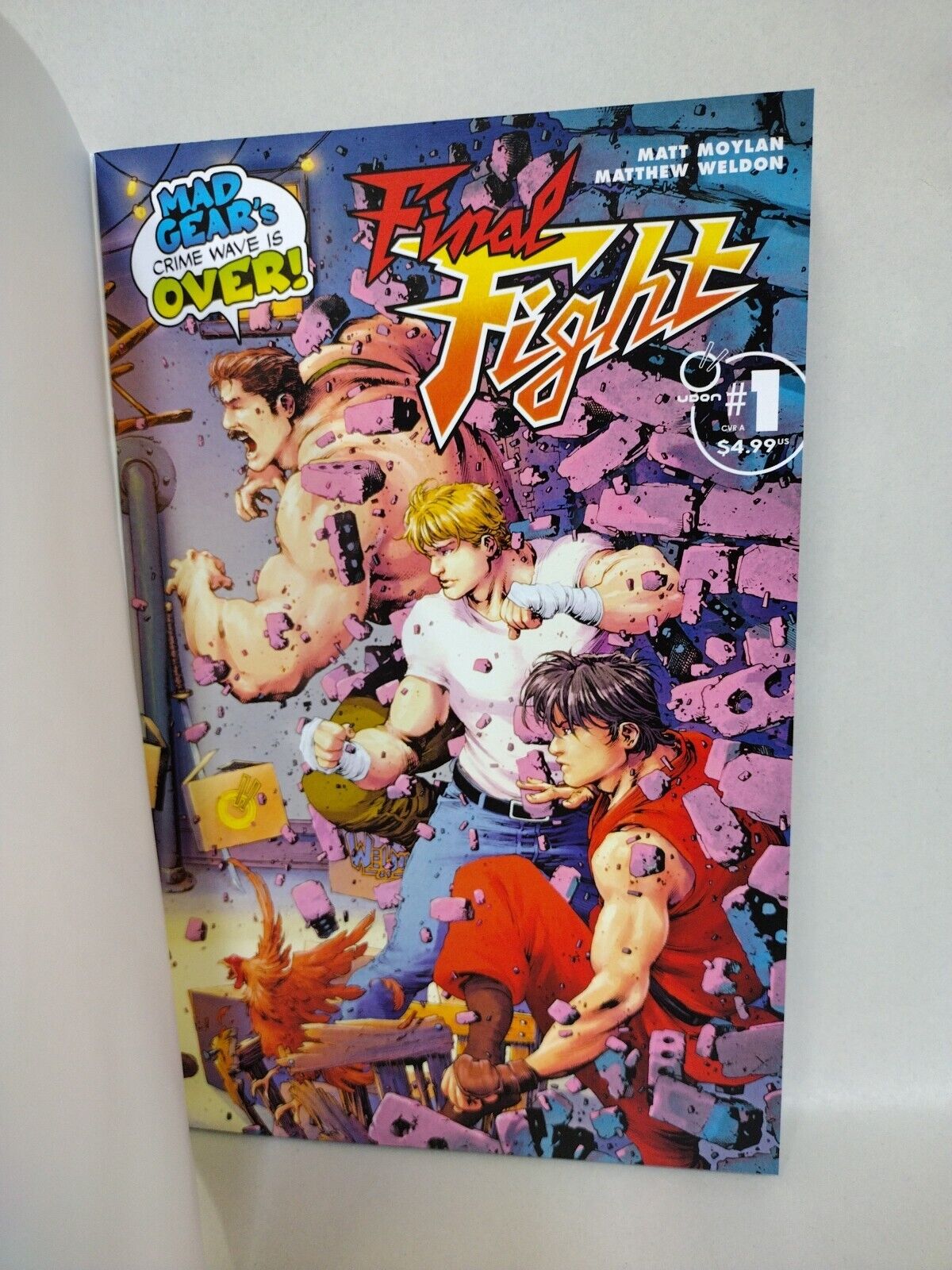 Final Fight #1 (2024) Udon Capcom Sketch Cover Comic Original DCastr Cody Art