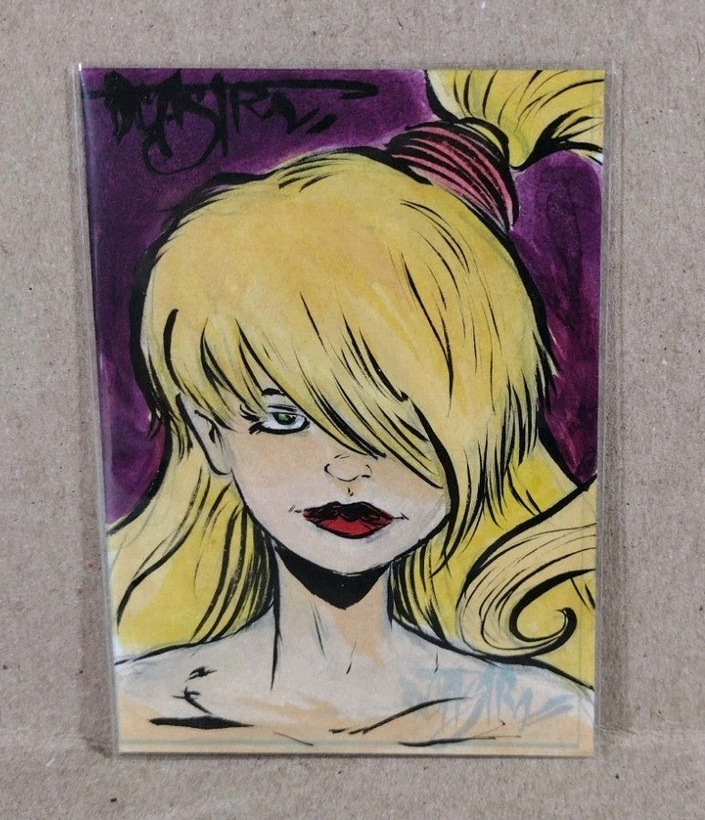 Dave Castr (2025) Front Row Card Show Exclusive Sketch Card W Original Julie Art