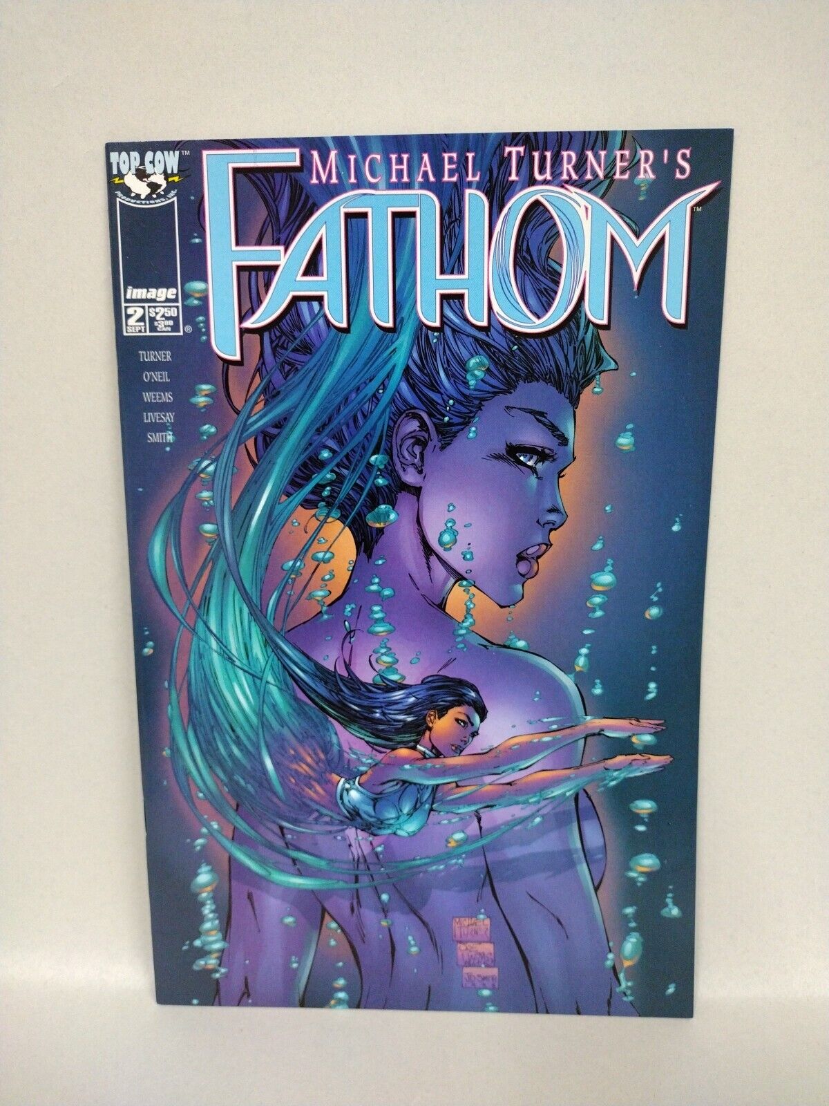 Michael Turner's Fathom (1999) Image Top Cow Comic Lot Set #1 2 3 Wizard 0 NM