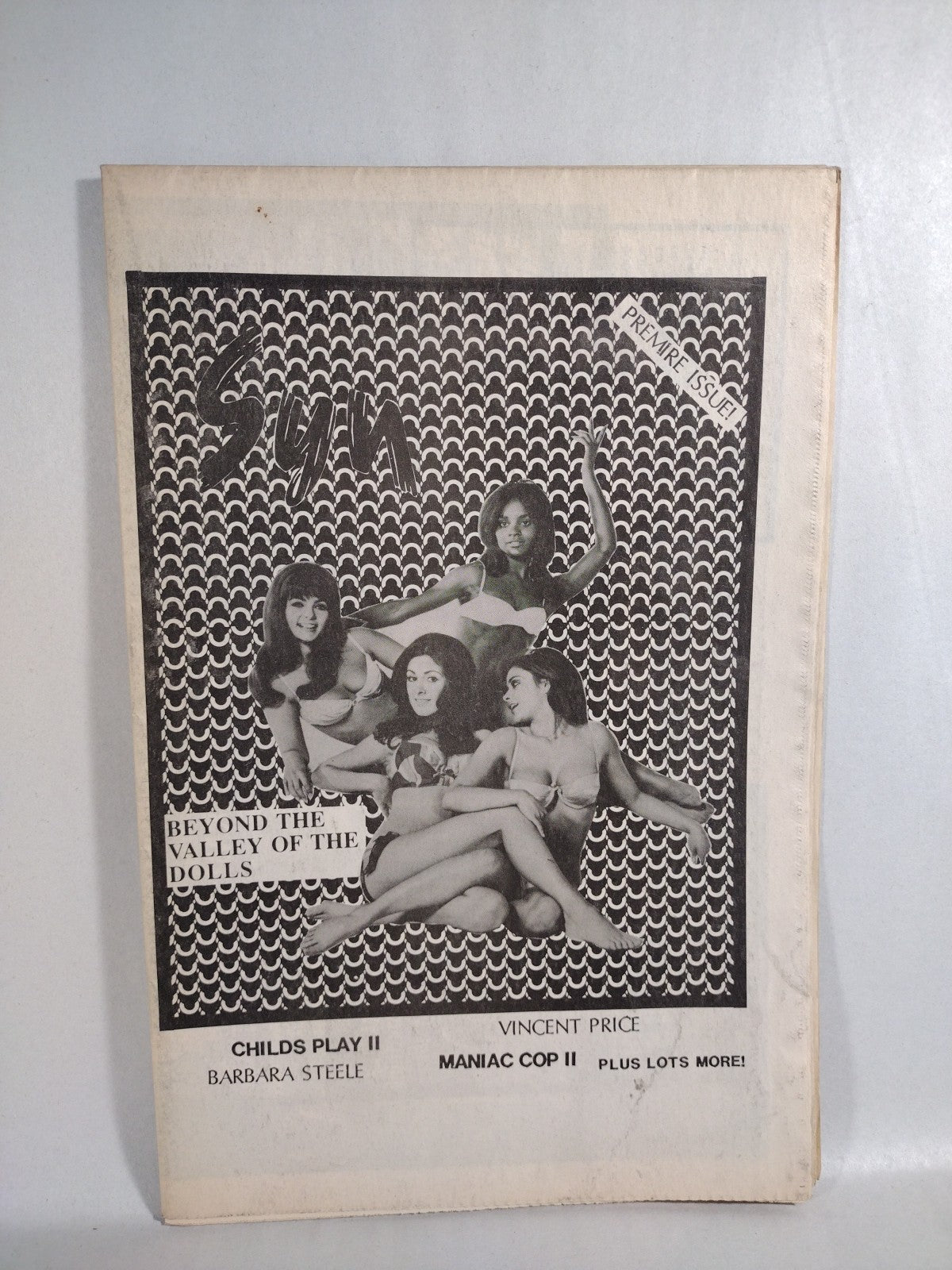 Syn Magazine (1990) Complete Newspaper Run 1 2 3 4 5 6 Horror Movie Comic Run