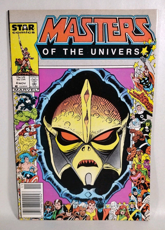 Masters Of The Universe #4 (1986) Marvel Comic Hordak Cover Fine Newsstand
