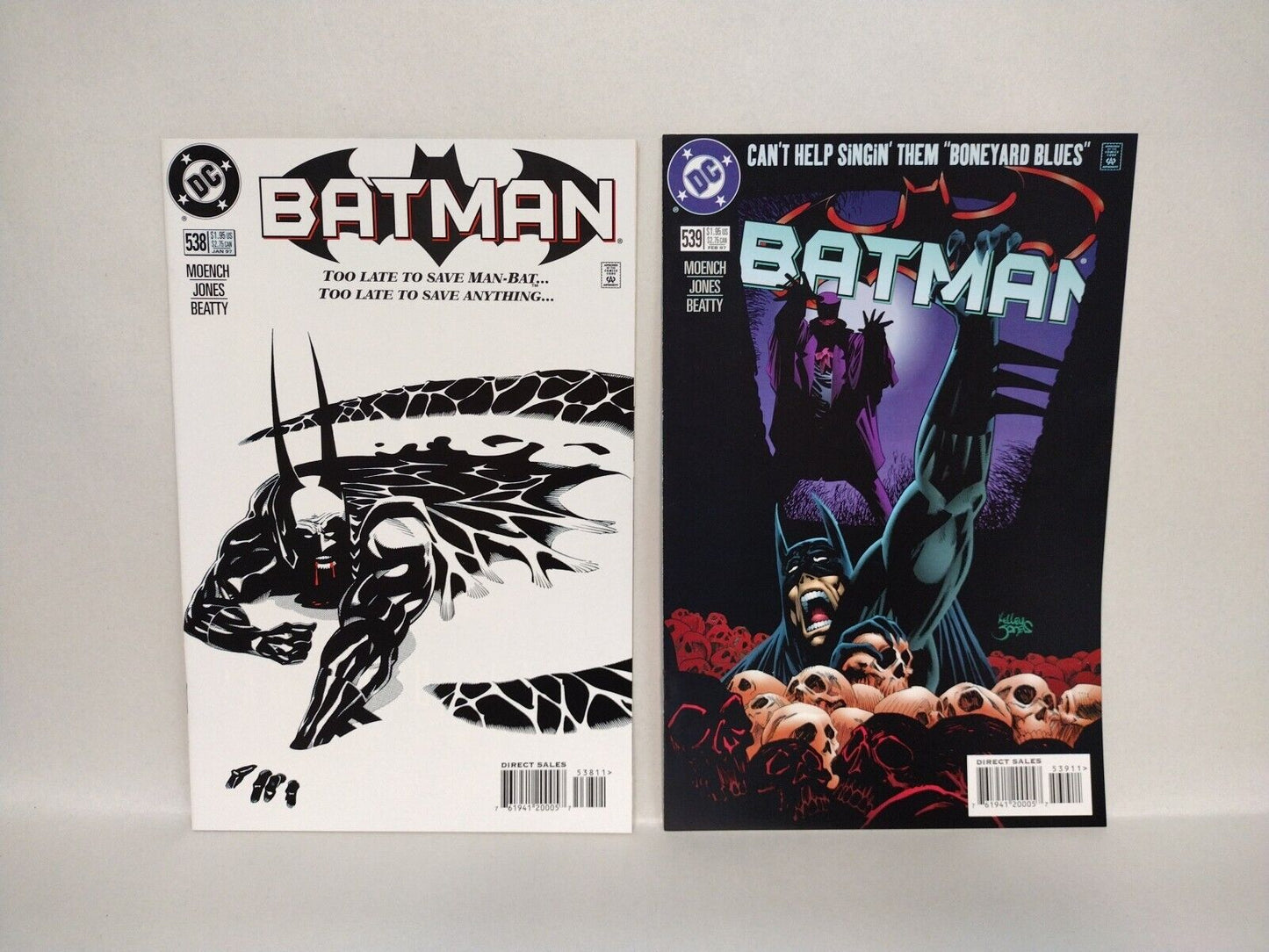 Batman (1996) DC Comic Lot Set 534 535a 535b 536 538 539 Kelly Jones VF-NM