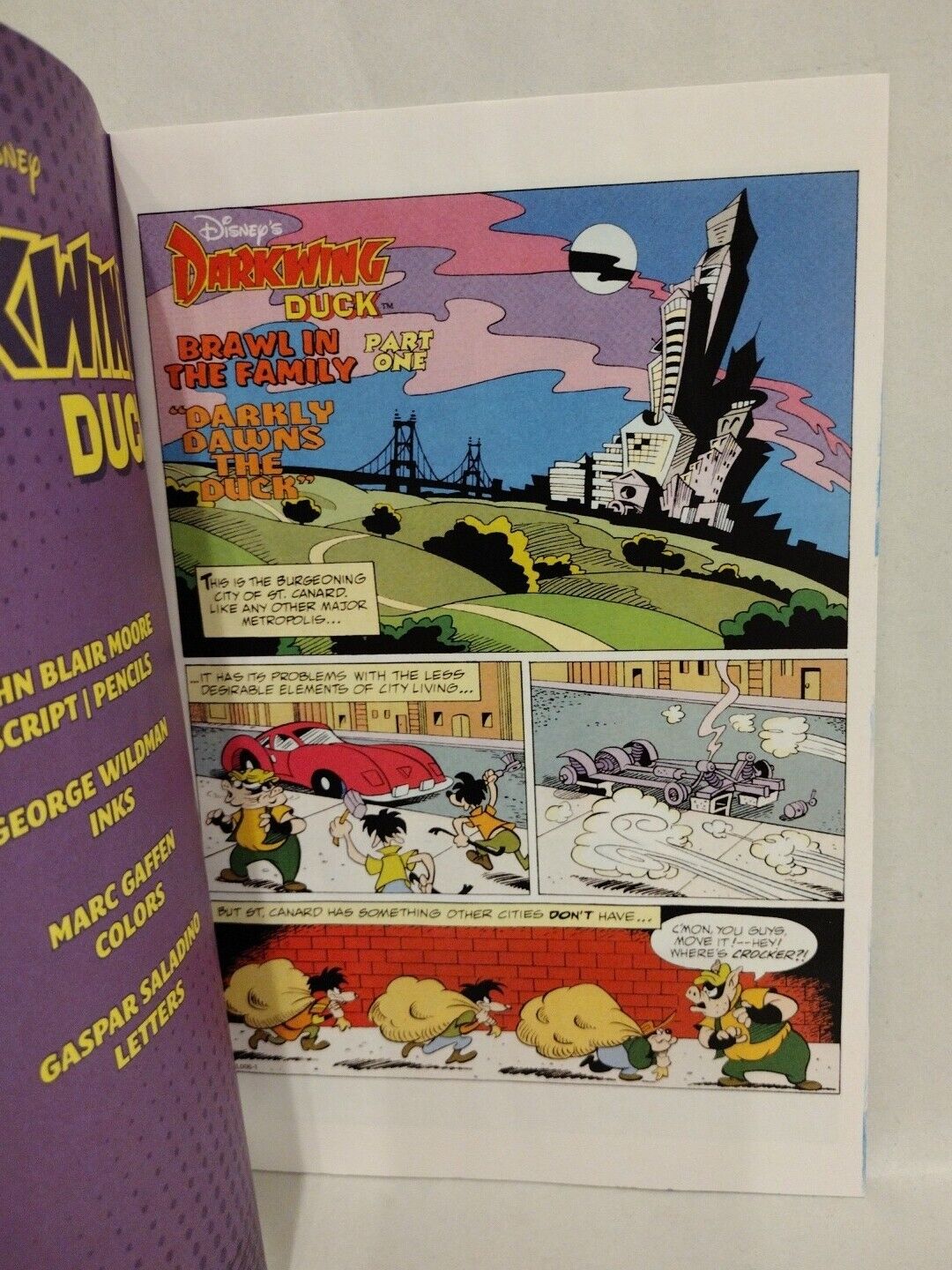 Darkwing Duck Facsimile 1 (2023) Dynamite Comic Sketch Cover W Original Art