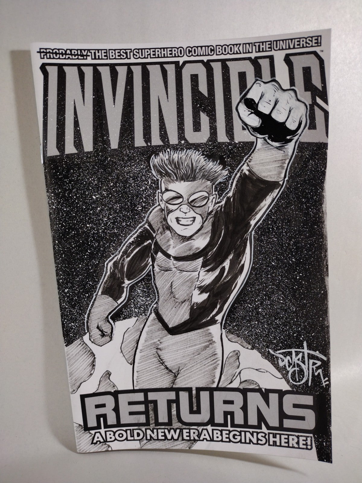 Invincible Returns #1 (2026) Image Comic Facsimile Sketch Cover W Original Art