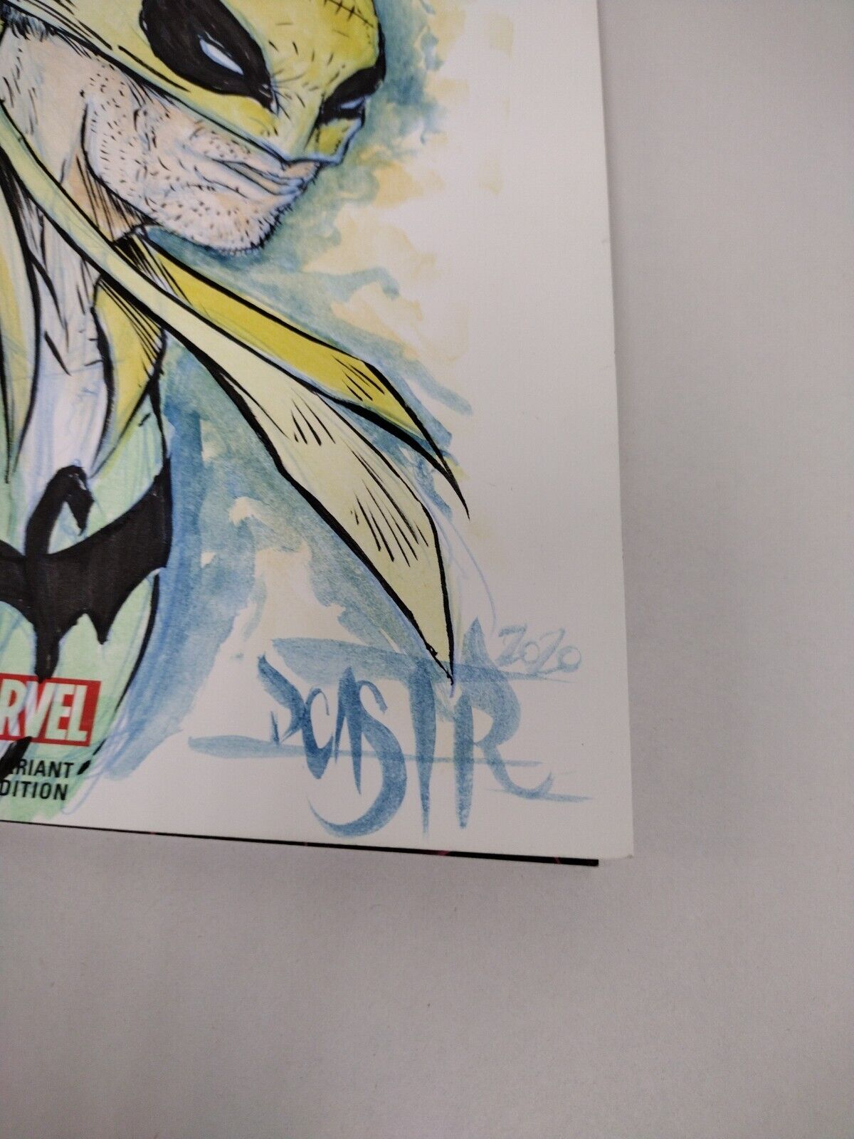 Defenders #1 (2017) Marvel Sketch Cover Comic Original Dave Castr Iron Fist Art