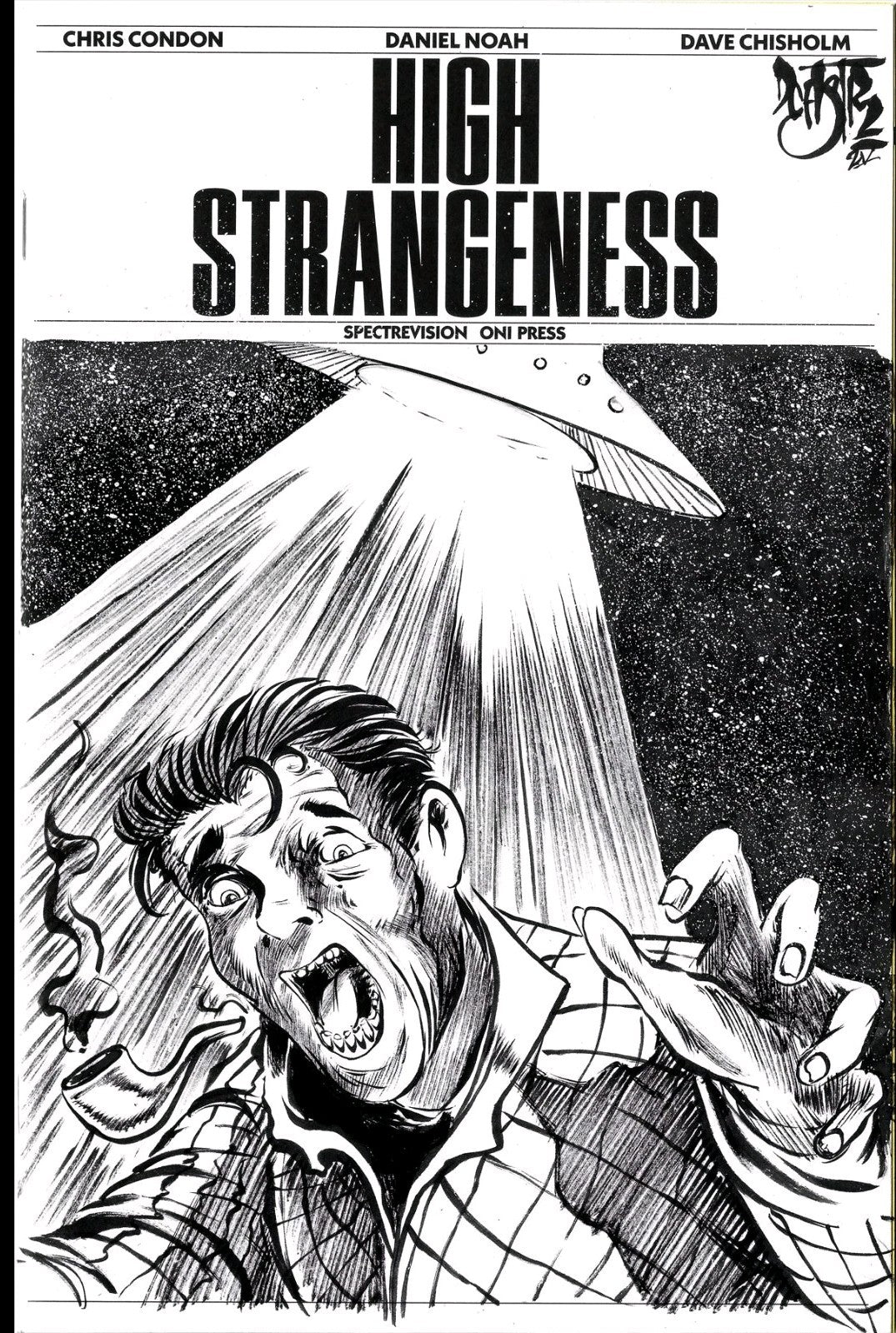 High Strangeness #1 (2025) Oni Press Sketch Cvr Variant Comic W Original DCastr