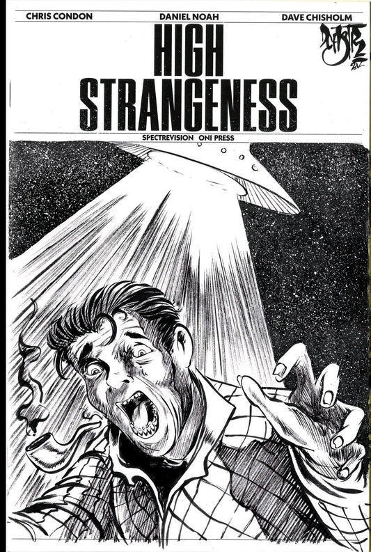 High Strangeness #1 (2025) Oni Press Sketch Cvr Variant Comic W Original DCastr