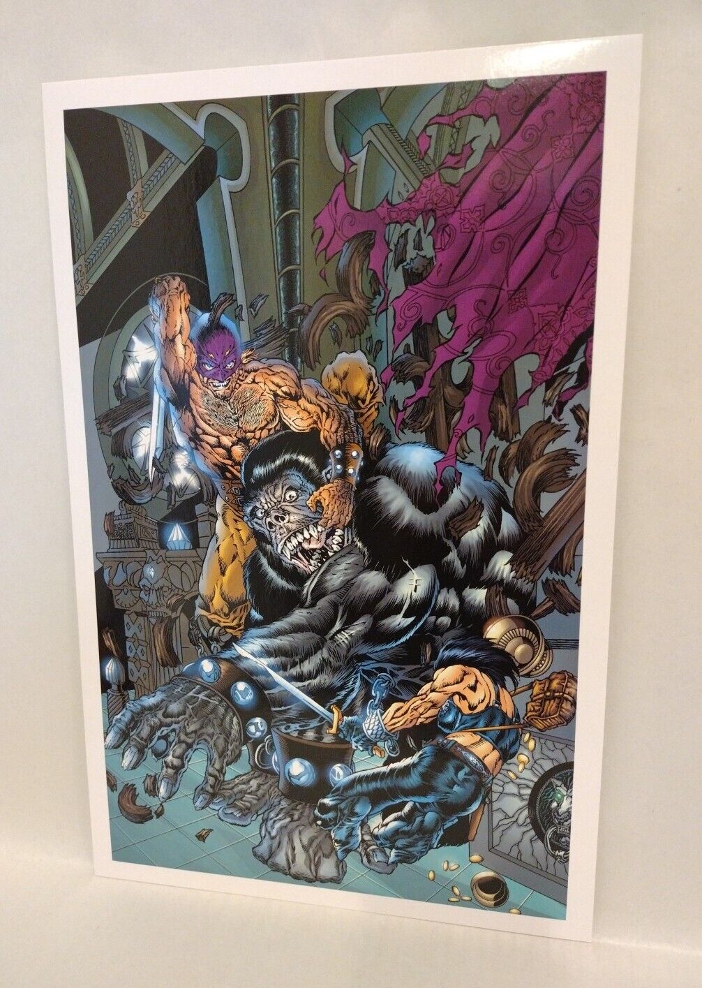 Cuda Age Of Metal & Magick (1999) Tim Vigil Avatar Press 5 Plate Portfolio Set