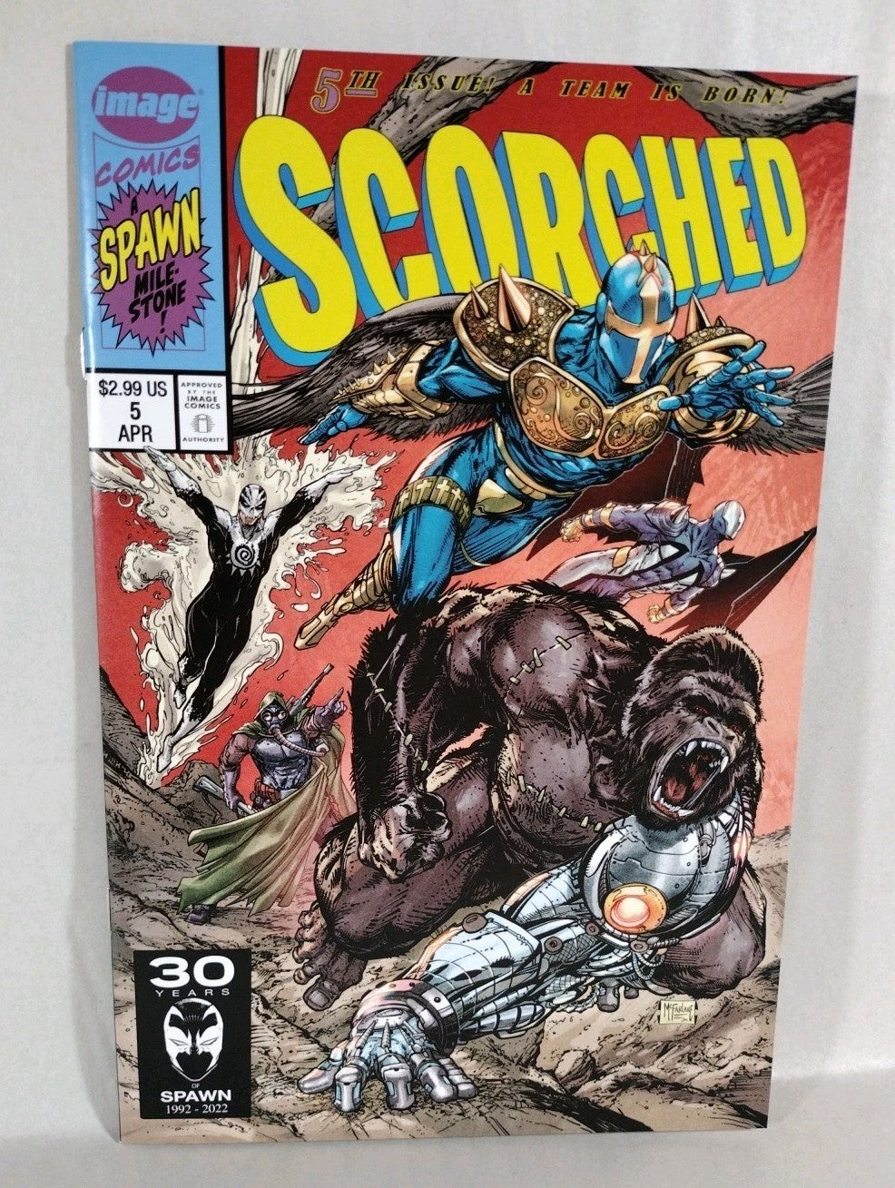 Scorched (2022) Image Comic Lot #1 1 3 4 5 Todd McFarlane Spawn Universe NM
