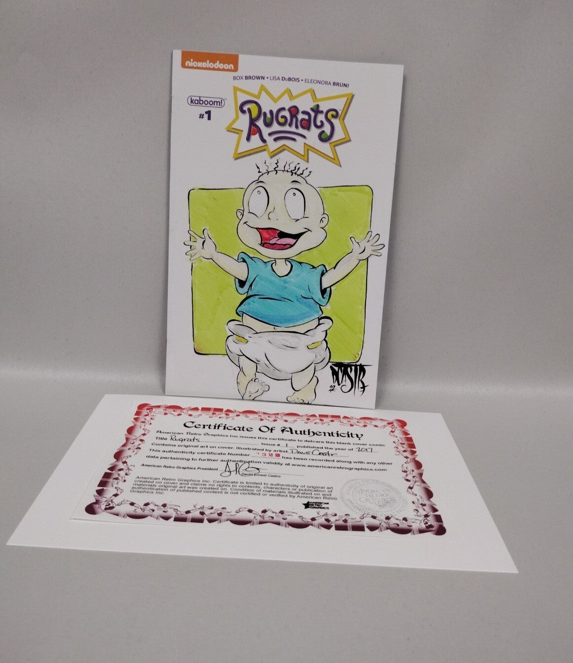 RUGRATS #1 (2017) Boom Studios Sketch Cover Variant Comic W Original DCastr Art