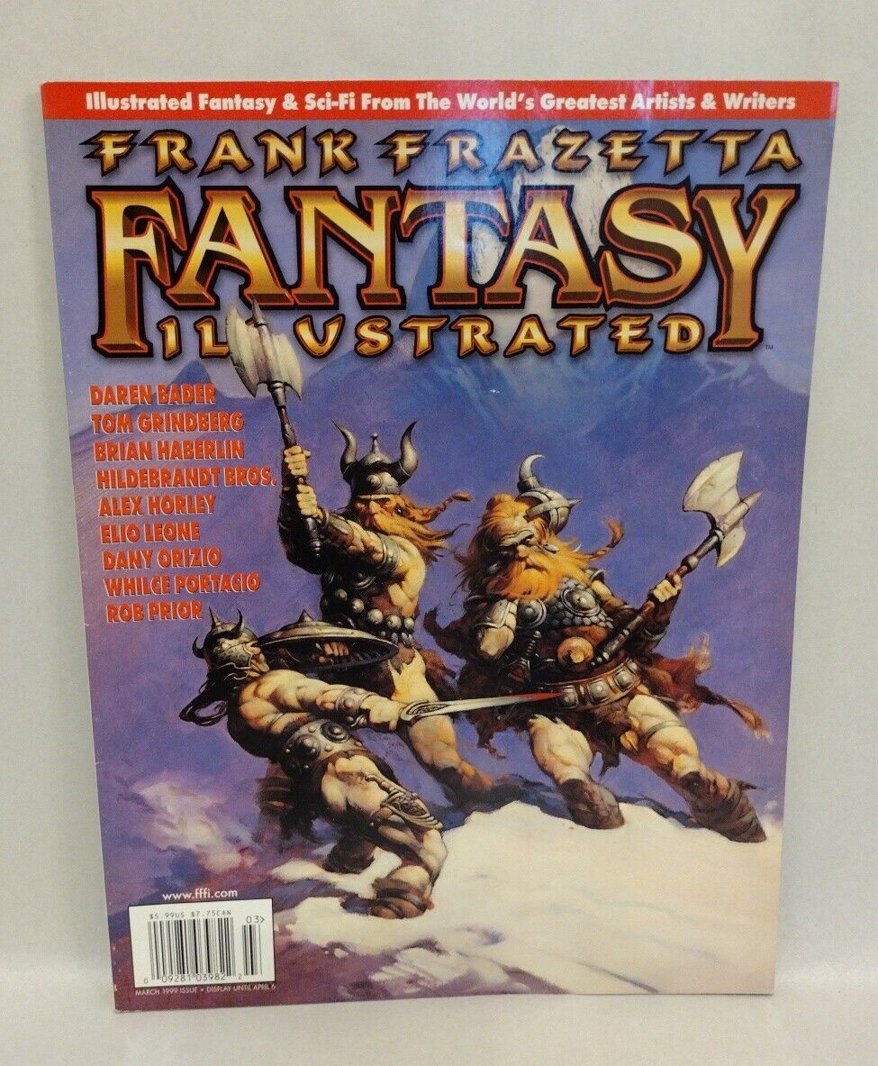 FRANK FRAZETTA FANTASY ILLUSTRATED Comic Magazine (1998) #1 3 4 5 6 