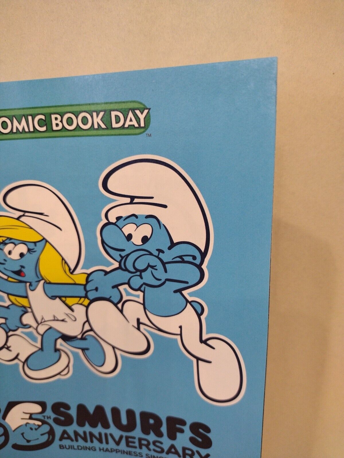 SMURFS 65th Anniversary FREE COMIC BOOK DAY FCBD 2023 w Original DCastr Drawing