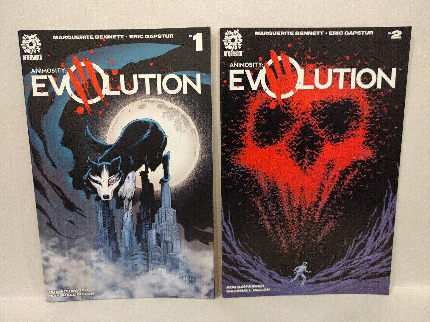 Animosity Evolution (2017) Aftershock Comic Lot Set #1-3 5-10 Rise #1-3 Bennett