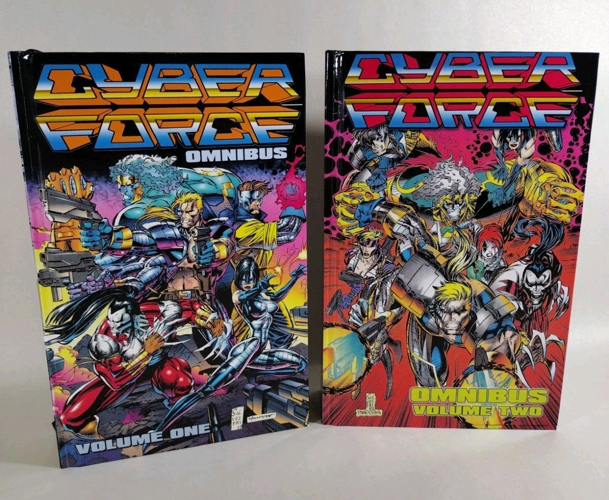 Cyberforce Omnibus (1992-97) Complete Custom Bound Image Comic HC 2 Book Set ARG