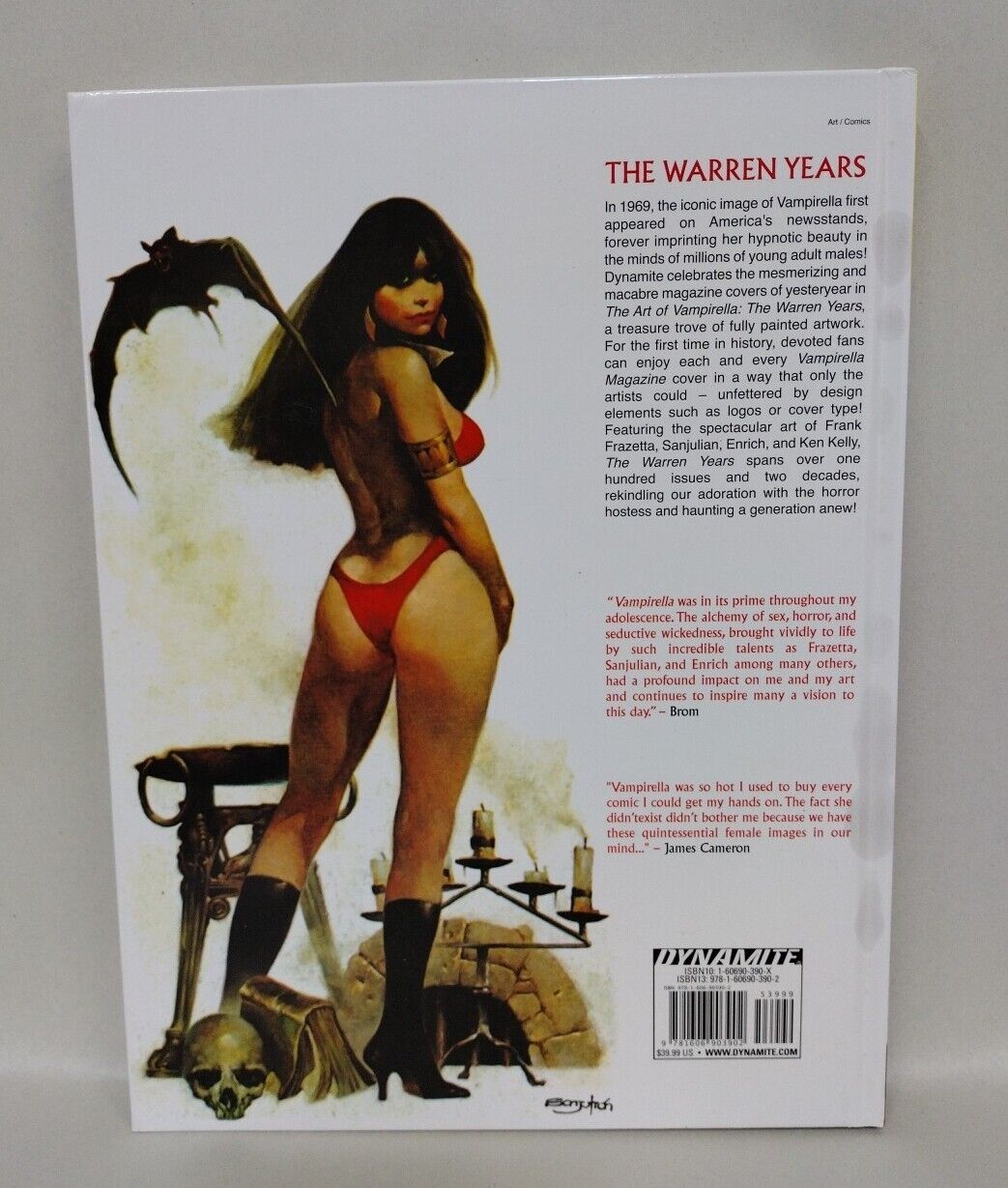 Art Of Vampirella The Warren Years Hardcover (2015) Dynamite Entertainment New