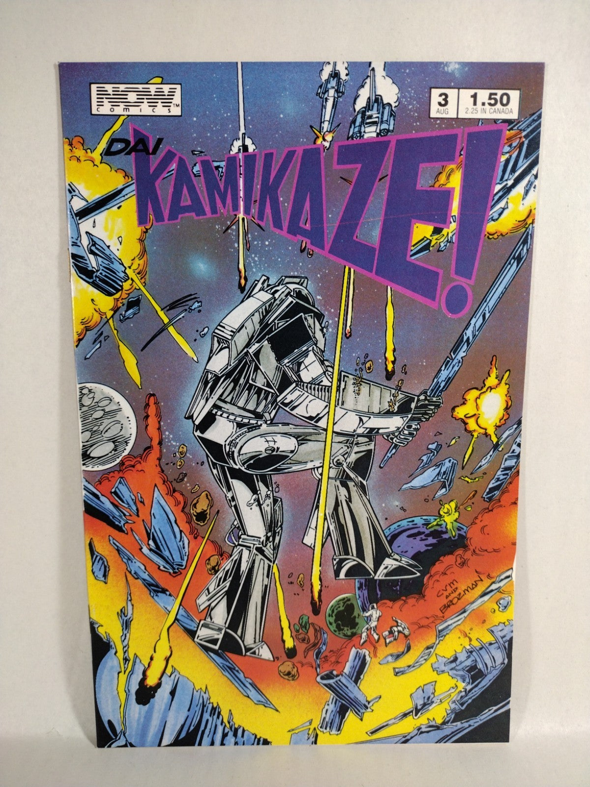 Dai Kamikaze (1987) NOW Comic Lot Set #1 First Print Speed Racer 2 3 5