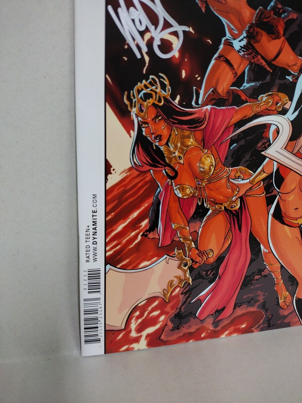 Swords Of Sorrow #1 (2015) Dynamite Comic Variant Cover U Signed Simone Woods