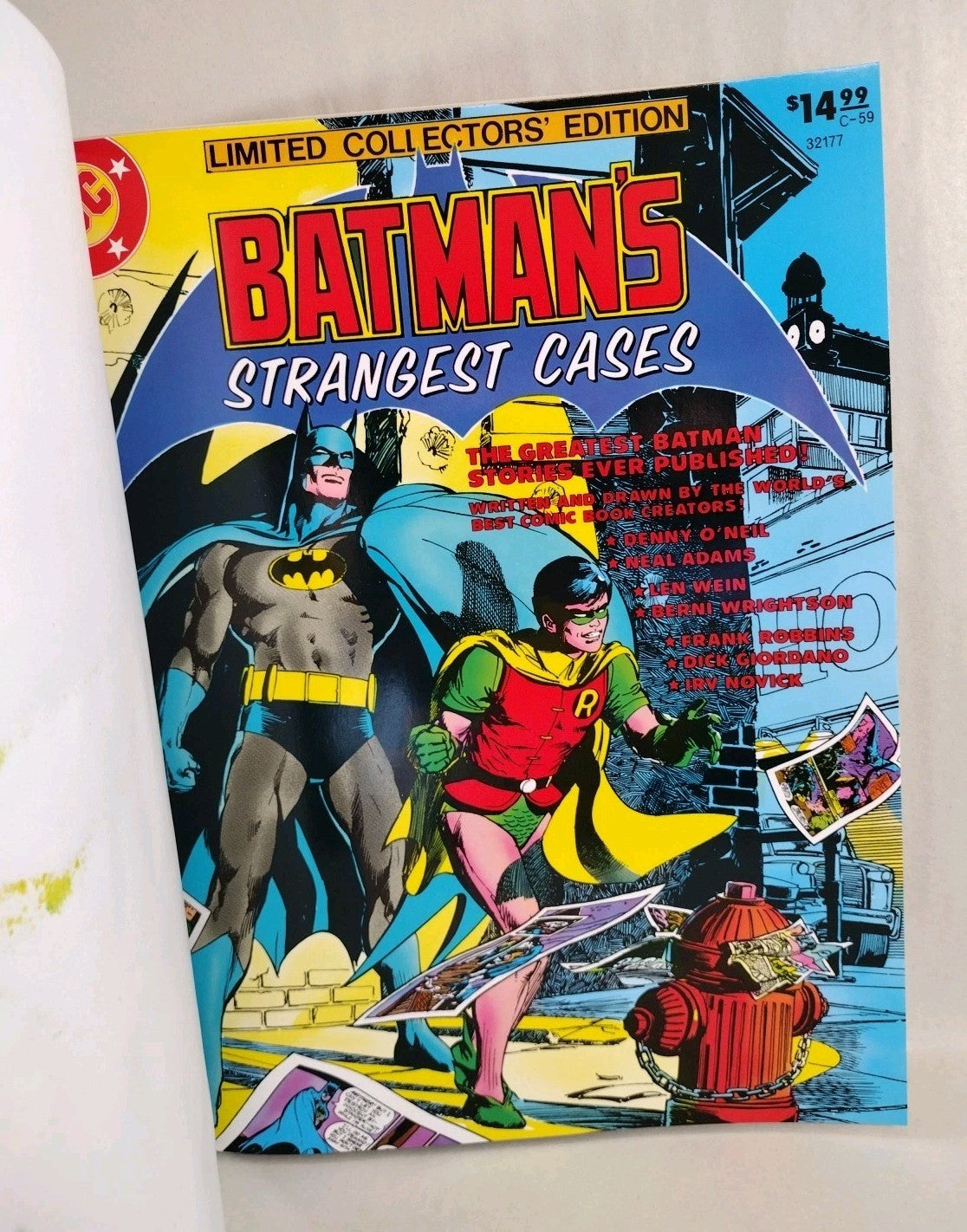 Batman's Strangest Cases Treasury Facsimile Oversize Comic W Original DCastr Art