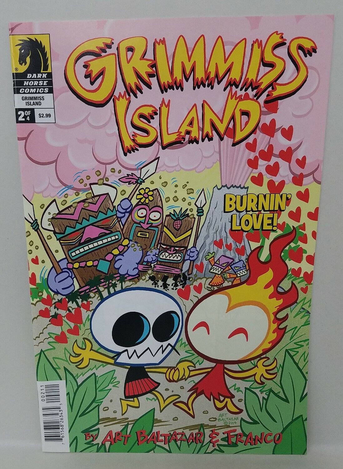 Grimmiss Island (2014) Dark Horse Itty Bitty Comic Set #1 2 3 Tiki Monster