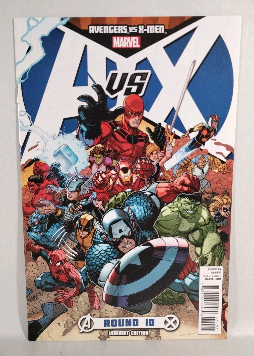 Avengers vs X-Men #10 (2012) Marvel Comics Nick Bradshaw Ratio Variant 1:100 NM