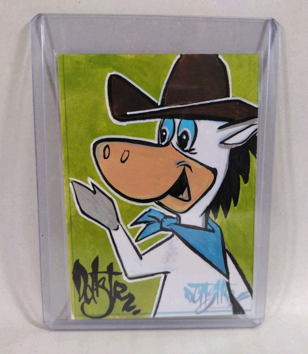 Dave Castr Crusin (2025) OAC Sketch Card W Original Quick Draw McGraw Art 