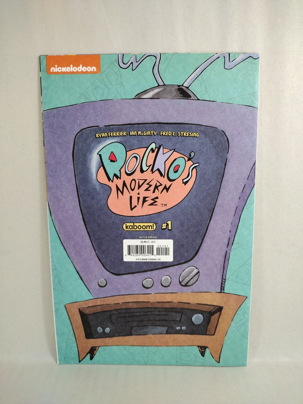 Rocko's Modern Life #1 (2017) Boom Studios Blank Sketch Variant Cover Comic NM