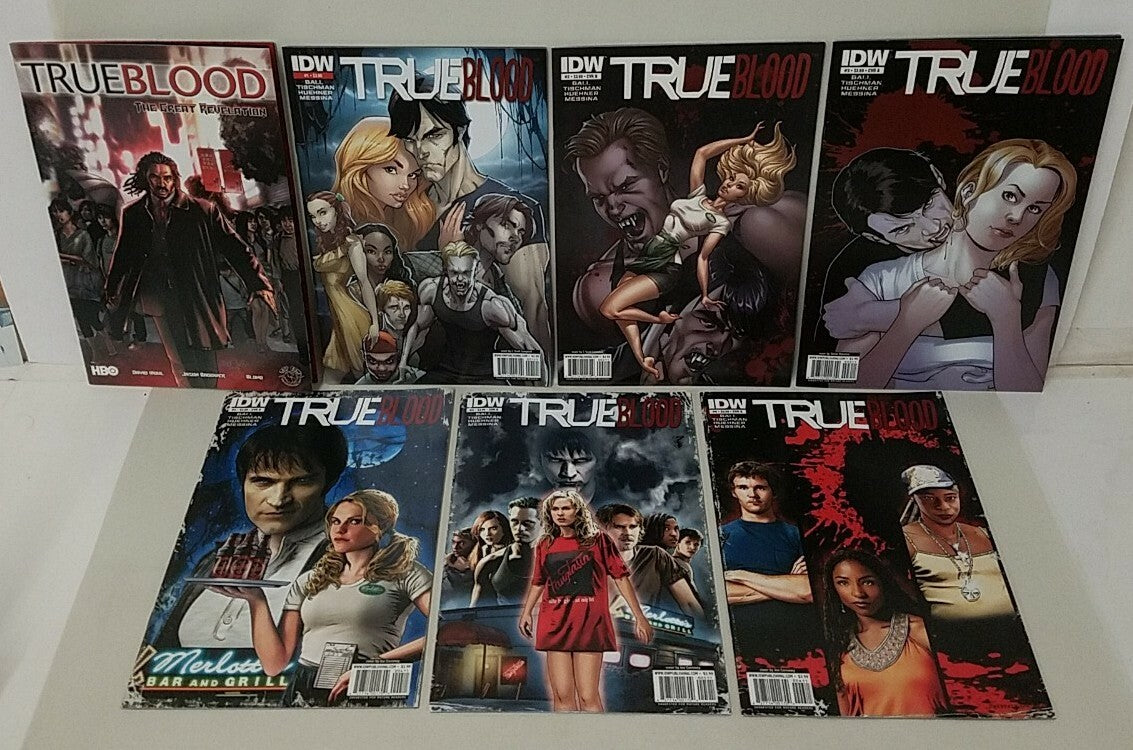 True Blood (2010) IDW Complete Run 1-6 + 2008 Great Revelation HBO Comic Premire