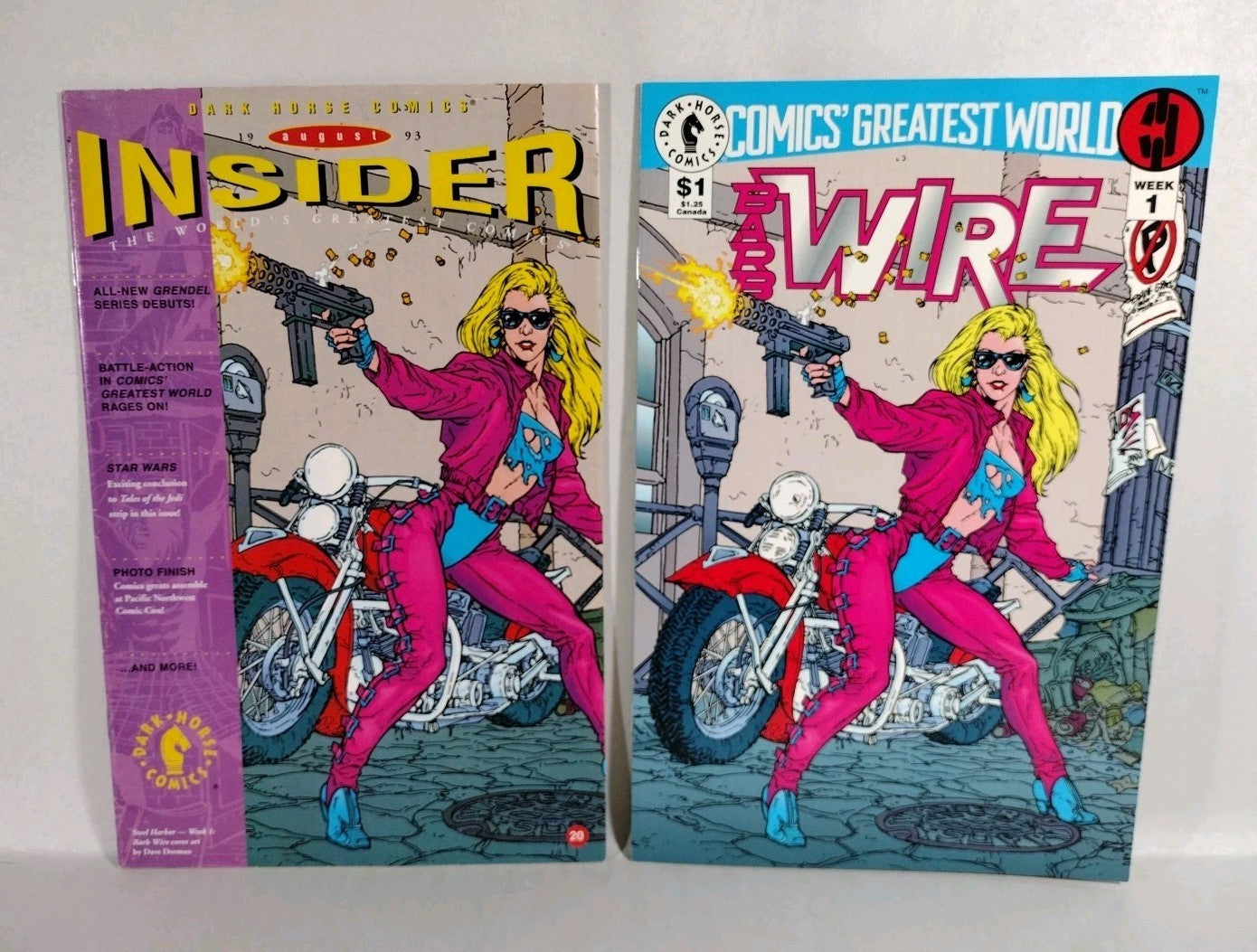 Barb Wire (1994) Dark Horse Comic Lot #1 2 3 4 5 + Insider 20 CGW Week 1