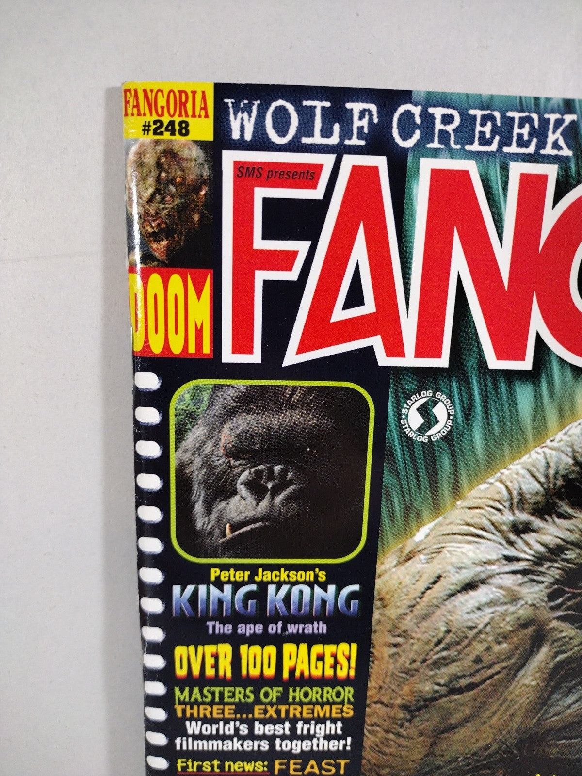 FANGORIA Magazine #248 (2006) Saw 3 Doom King Kong Wolf Creek Izo VF