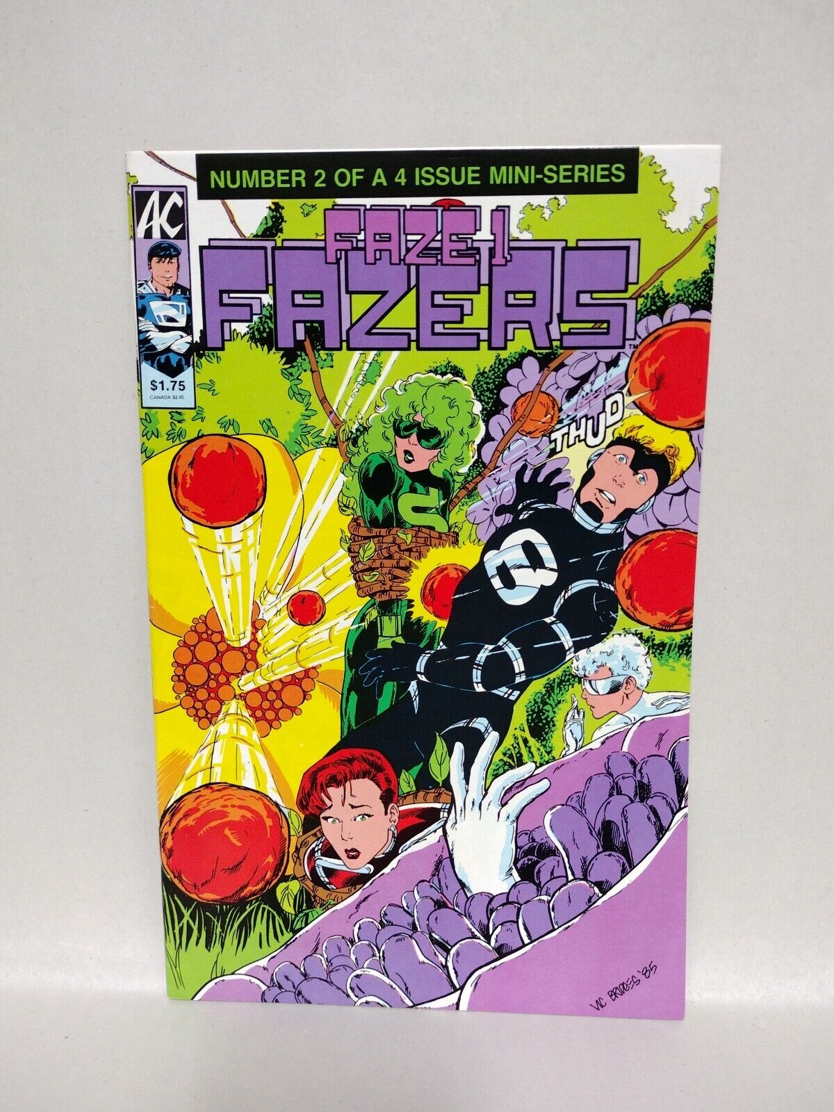 FAZE ONE FAZERS (1985) Complete AC Comics Set #1 2 3 4 Vic Bridges SKETCHBOOK