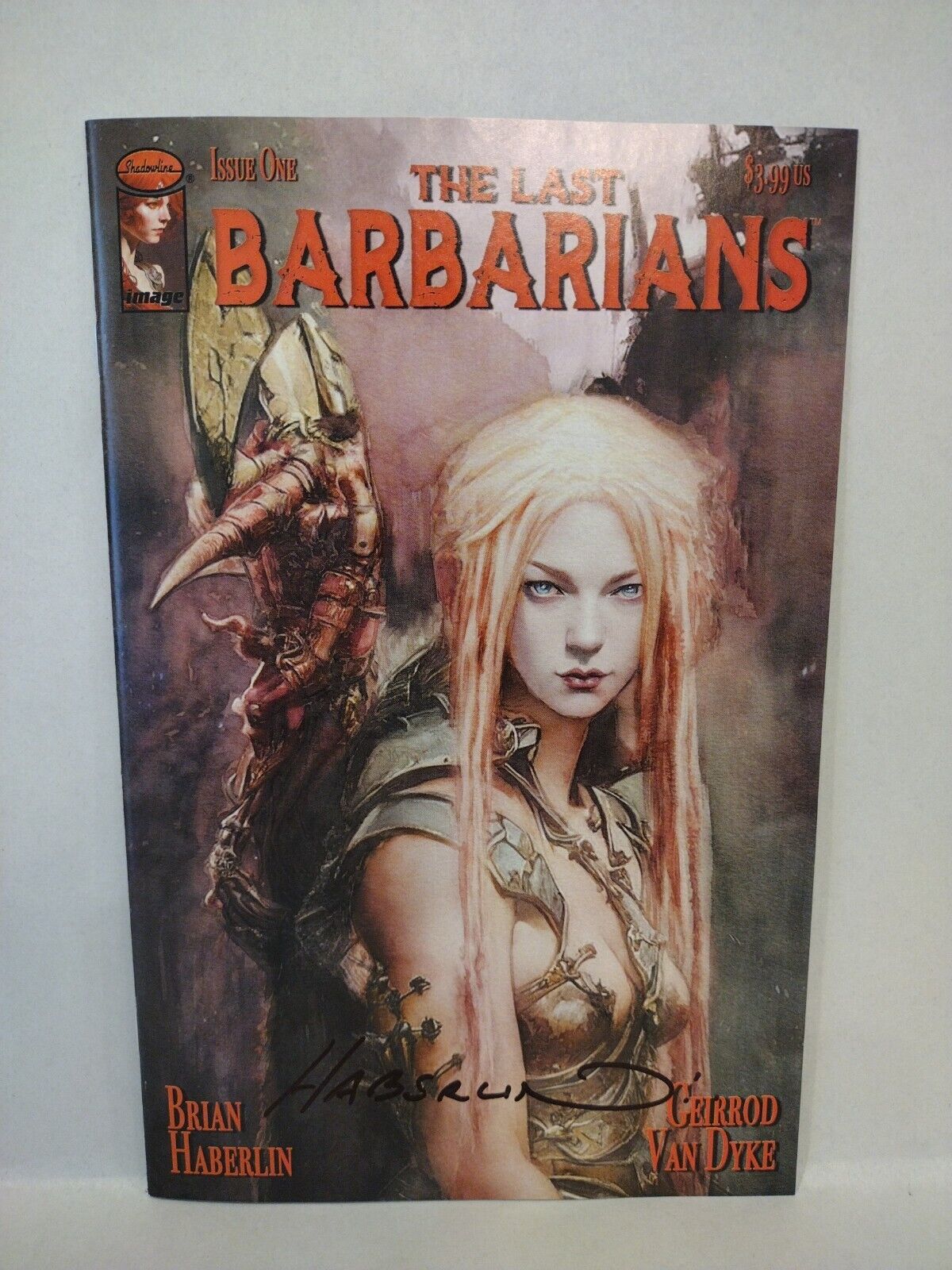 Last Barbarians 1 (2023) Cover A Image Shadowline Comic Signed Brian Haberlin