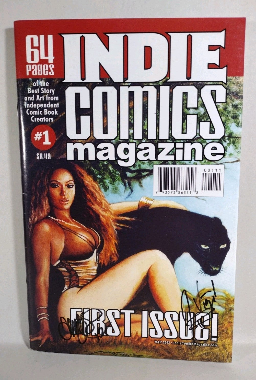 Indie Comics Magazine (2011) Aazurn Lot #1 2 3 4 5 6 Signed Tim Joe Vigil 