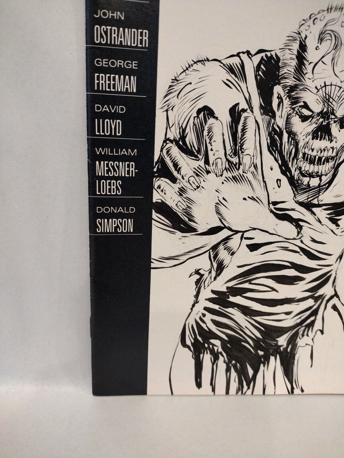 Wasteland #6 (1988) DC Comic w Original Dave Castr Zombie Art ARG COA 