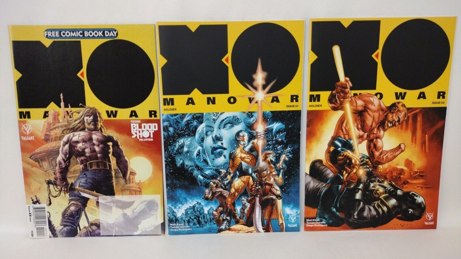 X-O MANOWAR (2017) Vol 4 Valiant Comic lot Set #1-8 10-18 +FCBD Matt Kindt