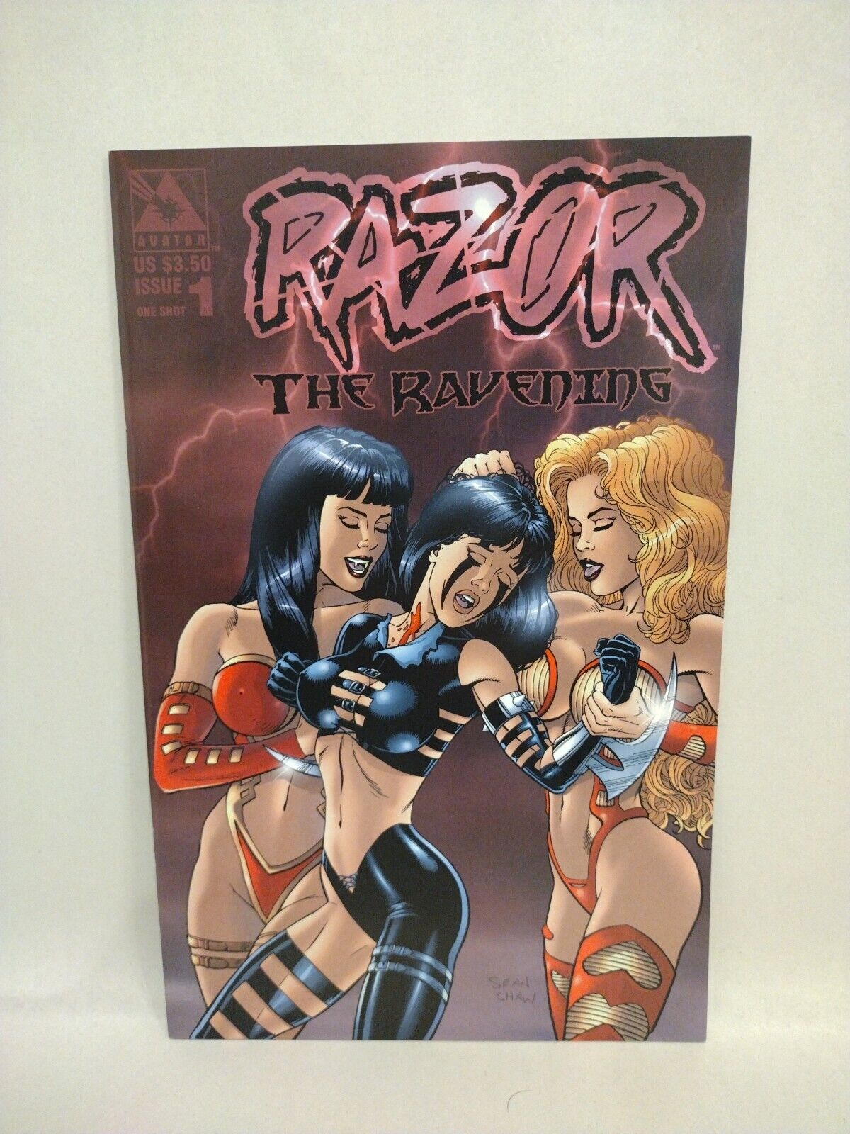 Razor Till I Bleed Daylight (2000) Complete Avatar Comic Set #1 2 Ravening #1 NM