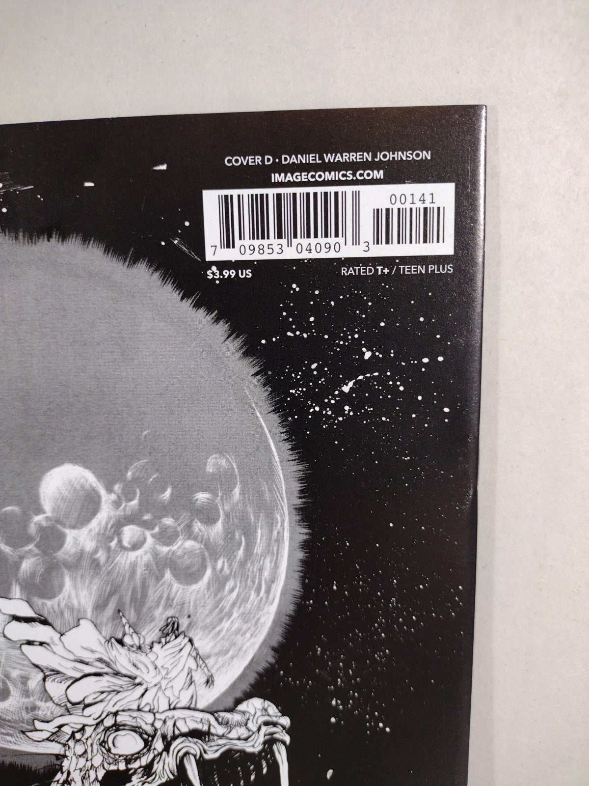 The Moon is Following Us #1 (2025) Image Comic 1:50 BW Ratio Variant DWJ NM