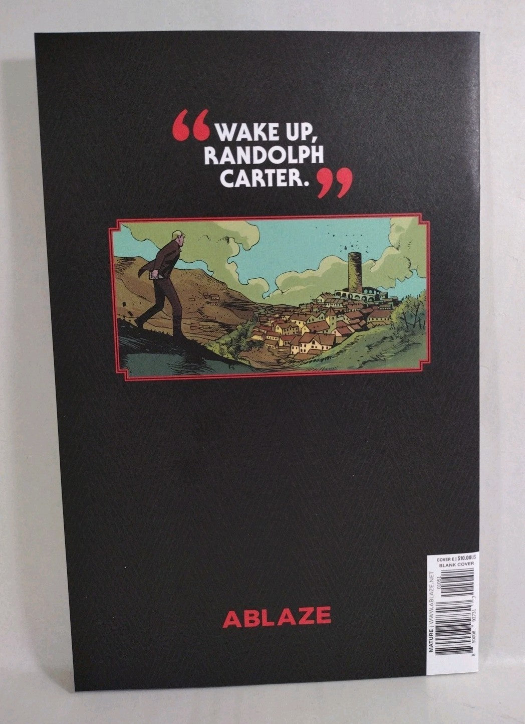 Lovecraft Unknown Kadath #1 (2022) Ablaze Comic Blank Sketch GID Variant Cover