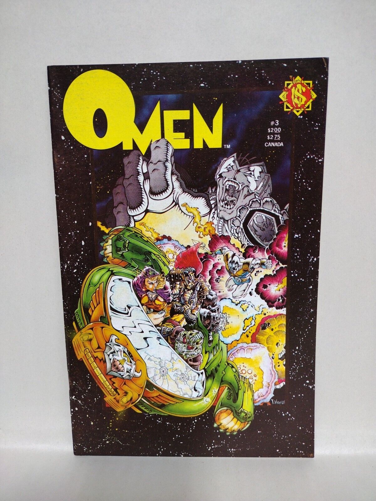 Omen (1989) Complete Northstar Comic Set #1 2 3 Tim Vigil David Quinn Sci-Fi