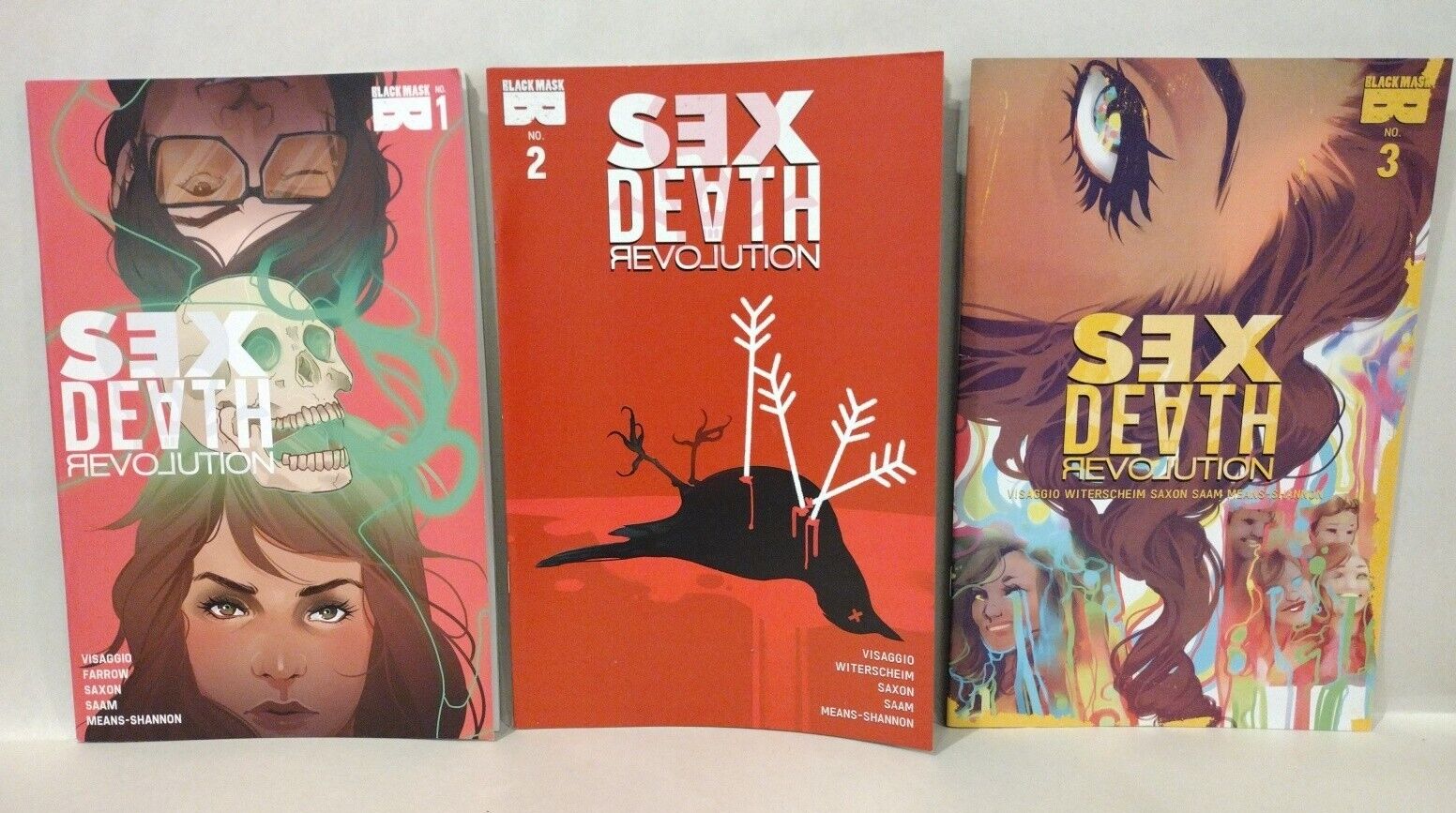 Sex Death Revolution (2018) Black Mask Comic Lot Set #1 2 3 Magdalene Visaggio