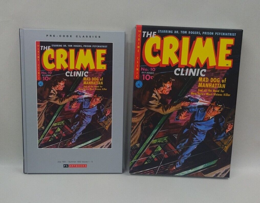 CRIME CLINIC Vol. 1 Hardcover Slipcase Edition Issues#1-5 Pre Code Classic (NEW)