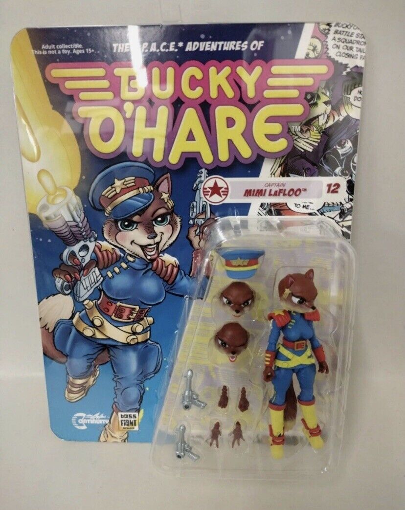 Bucky O'Hare (2019) Boss Fight 7 Pc Action Figure Collection Set Dead Eye Duck