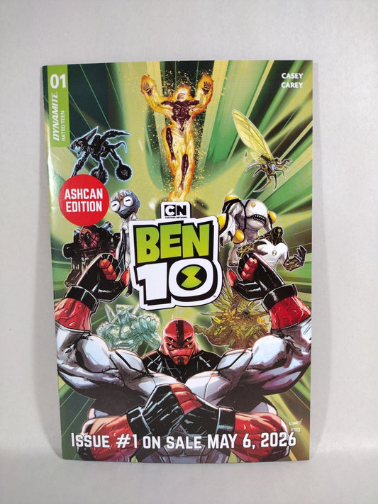 Ben 10 #1 (2026) Dynamite Comic Ashcan Edition Cartoon Network NM