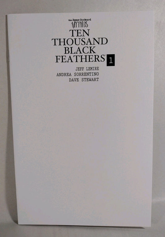 BONE ORCHARD Ten Thousand Black Feathers #1 (2022) Image Comic Blank Cover Var