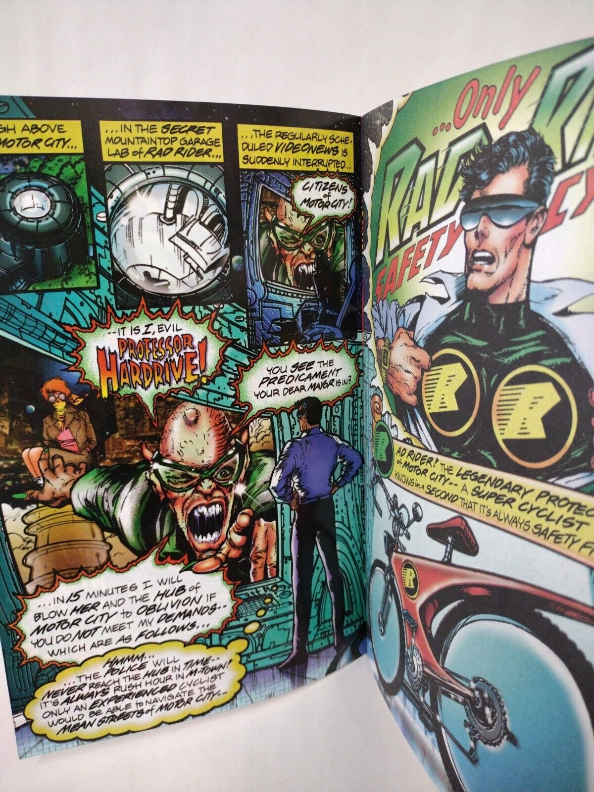 RAD RIDER SAFETY CYCLER (1997) PSA Comic 1st App Neal Adams Trevor Von Eeden 