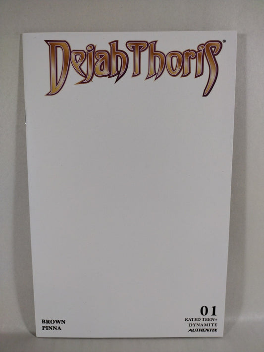 Dejah Thoris #1 (2023) Vol 4 Dynamite Blank Sketch Variant Cover Comic NM