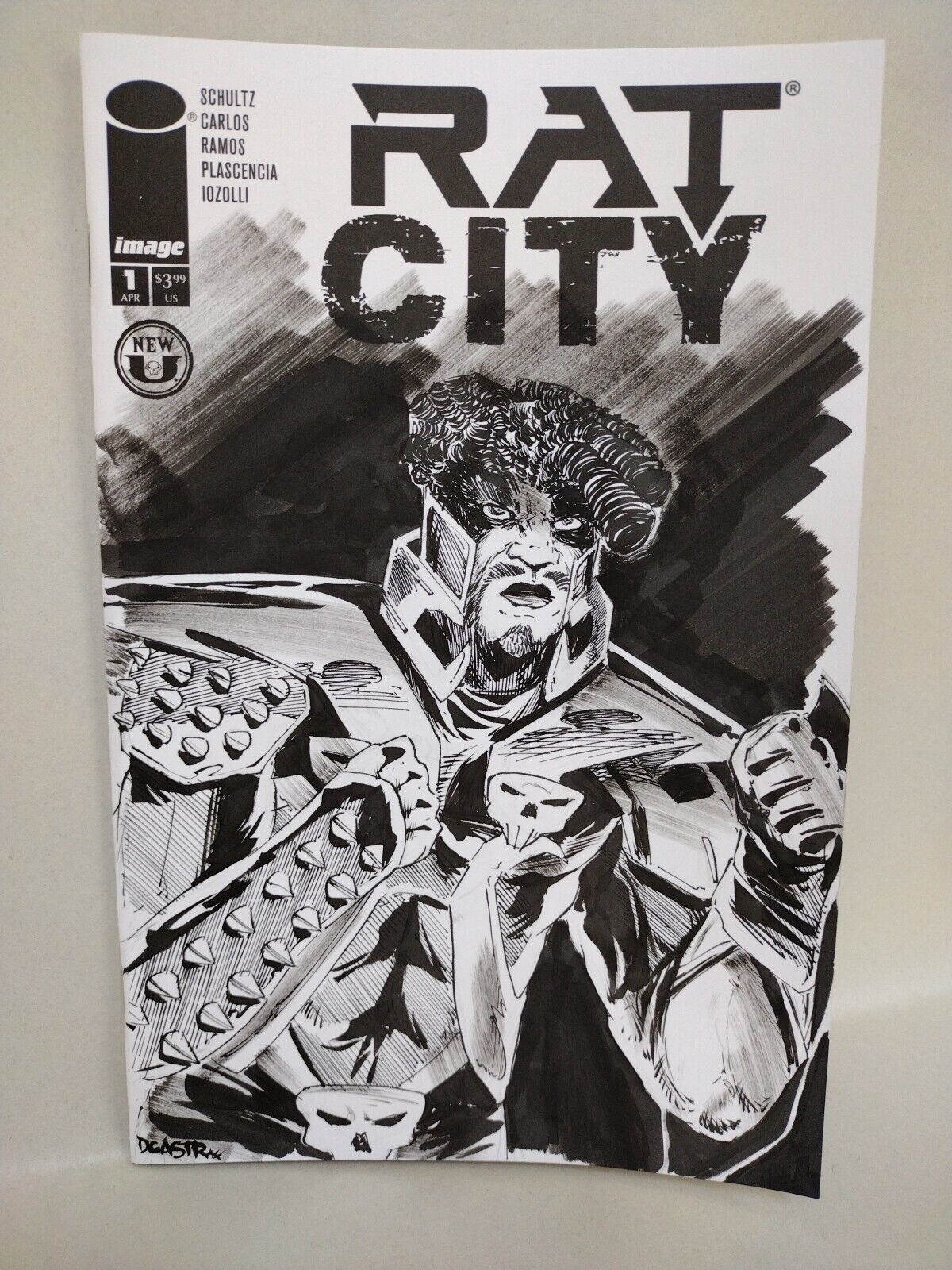 Rat City #1 (2024) Image Sketch Cover Spawn Universe Comic W Original DCastr Art
