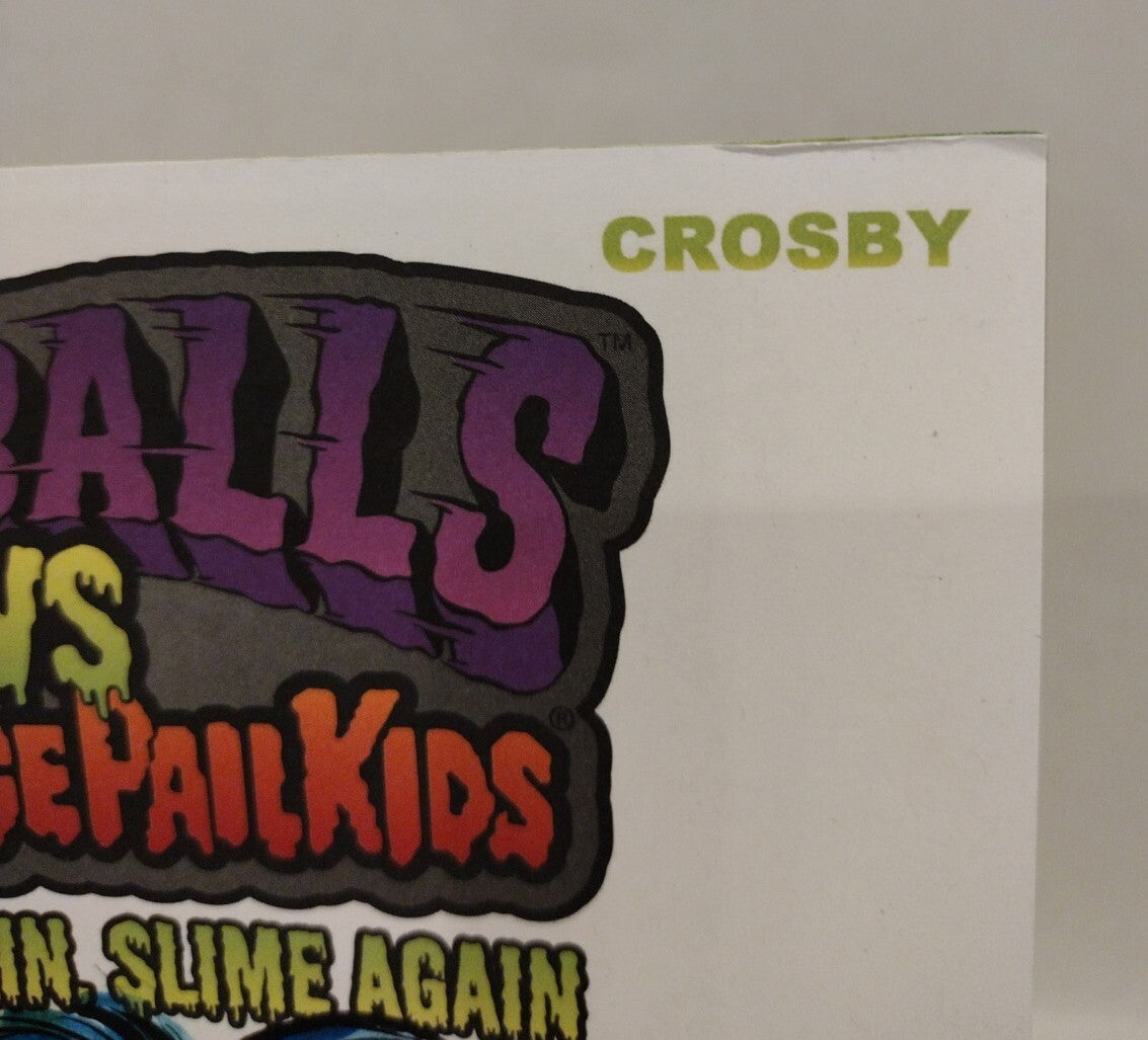 Madballs vs Garbage Pail Kids TGSA 1 Blank Variant Comic Slobulus Original Art